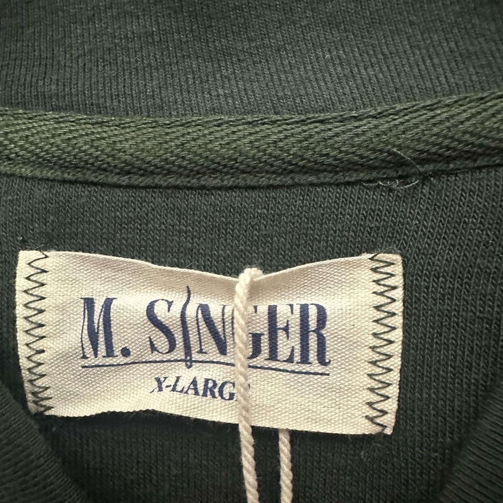 M. Singer Contender Zip Jacket Size XL Green Bomber Jacket NWT - Picture 5 of 8
